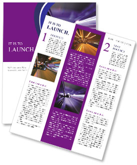 Speed Driving Newsletter Template