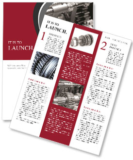 Industrial Steel Mechanism Newsletter Template
