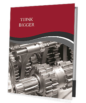 Industrial Steel Mechanism Presentation Folder