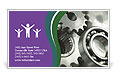 Engineering Mechanism Business Card Template