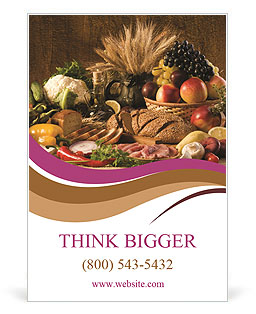 Collection of Healthy Food Ad Template