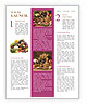 Collection of Healthy Food Newsletter Template