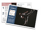 Flexibility in Martial Arts Postcard Template