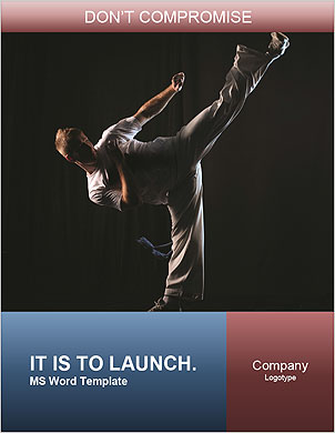 Flexibility in Martial Arts Word Template - Page 1