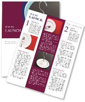 Waiting for Restaurant Order Newsletter Template