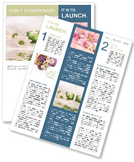 SPA Salon Decor Newsletter Template