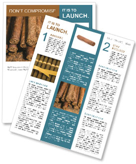 Dominican Rolled Cigars Newsletter Template