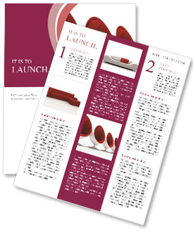 High Tech Red Chairs Newsletter Template