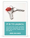 Two Metal Keys Ad Template