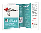 Two Metal Keys Brochure Template