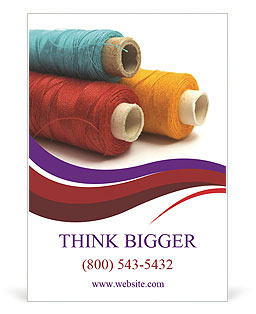 Textile Threads Ad Template
