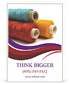 Textile Threads Ad Template