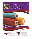 Textile Threads Flyer Template