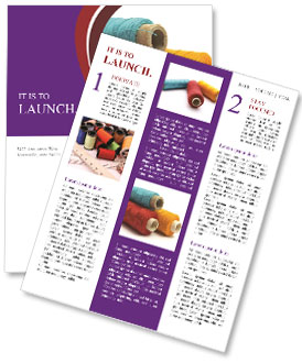 Textile Threads Newsletter Template