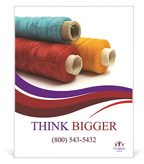 Textile Threads Poster Template