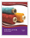 Textile Threads Word Template
