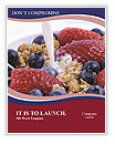 Muesli with Fresh Berries Word Template