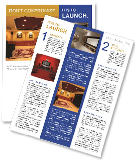 Home Theater Newsletter Template