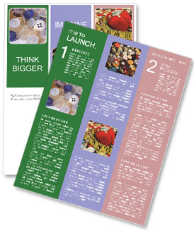 白と青のボタン ニュースレター