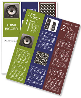 Stereo Speaker Newsletter Template
