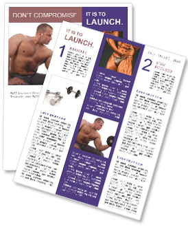 Man på gym Nyhetssändning