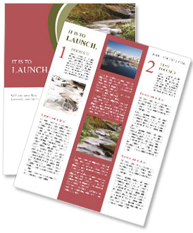Cold Mountain Stream Newsletter Template