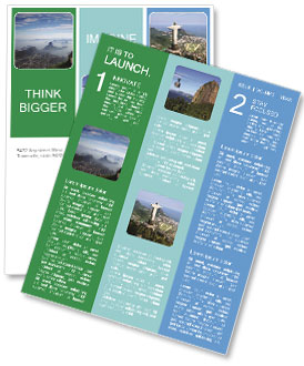 Panoramic Mountain View Newsletter Template