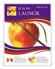Apple with Black Cable Flyer Template