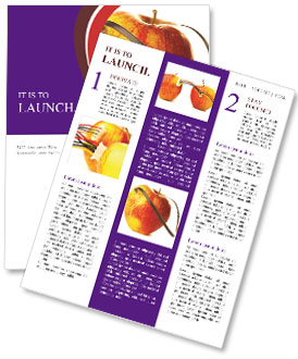 Apple with Black Cable Newsletter Template