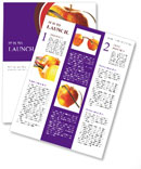 Apple with Black Cable Newsletter Template