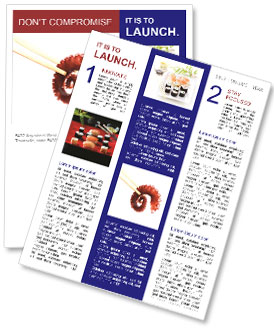 Octopus in Japanese Cuisine Newsletter Template