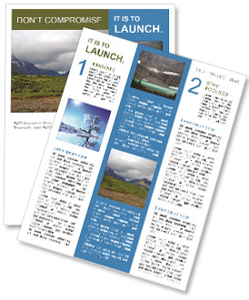 Mountains in Alaska Newsletter Template