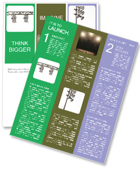 Luzes no palco do concerto Boletins informativo