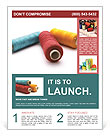 Threads for Sewing Flyer Template