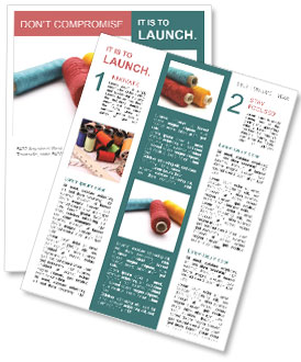 Threads for Sewing Newsletter Template