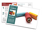 Threads for Sewing Postcard Template