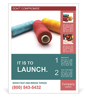 Threads for Sewing Poster Template