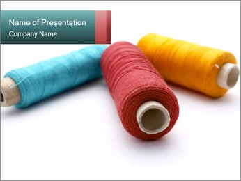 Threads for Sewing PowerPoint Template