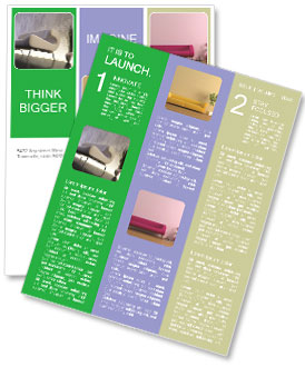 Modern White Sofa Newsletter Template