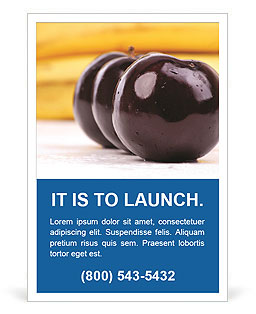 Black Apples Ad Template