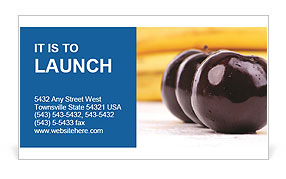 Black Apples Business Card Template
