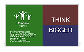 Black Loud Speaker Business Card Template