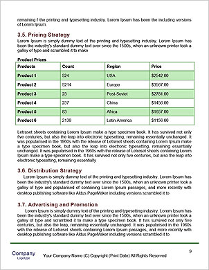 Black Loud Speaker Word Template - Page 9