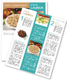 Russian Meat Dumplings Newsletter Template