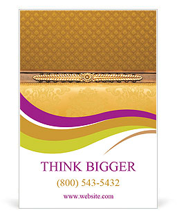 Luxury Golden Furniture Design Ad Template