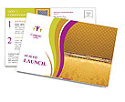 Luxury Golden Furniture Design Postcard Template