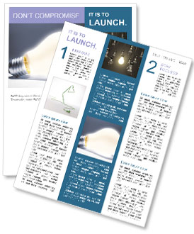 Brilhando Lâmpada Boletins informativo