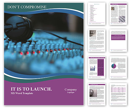 Night Cklub Music Mixer Word Template