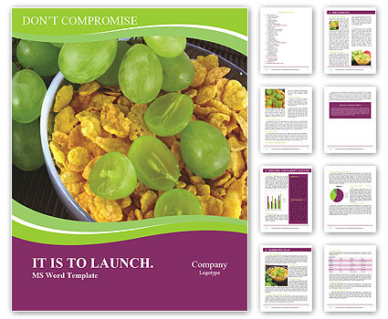 Breakfast Fruit Musli Word Template