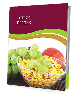 Glass Bow of Fruit Cornflakes Presentation Folder